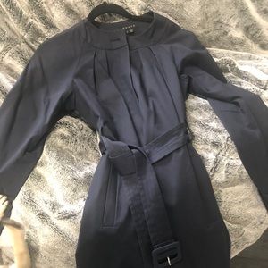 Theory navy trench coat